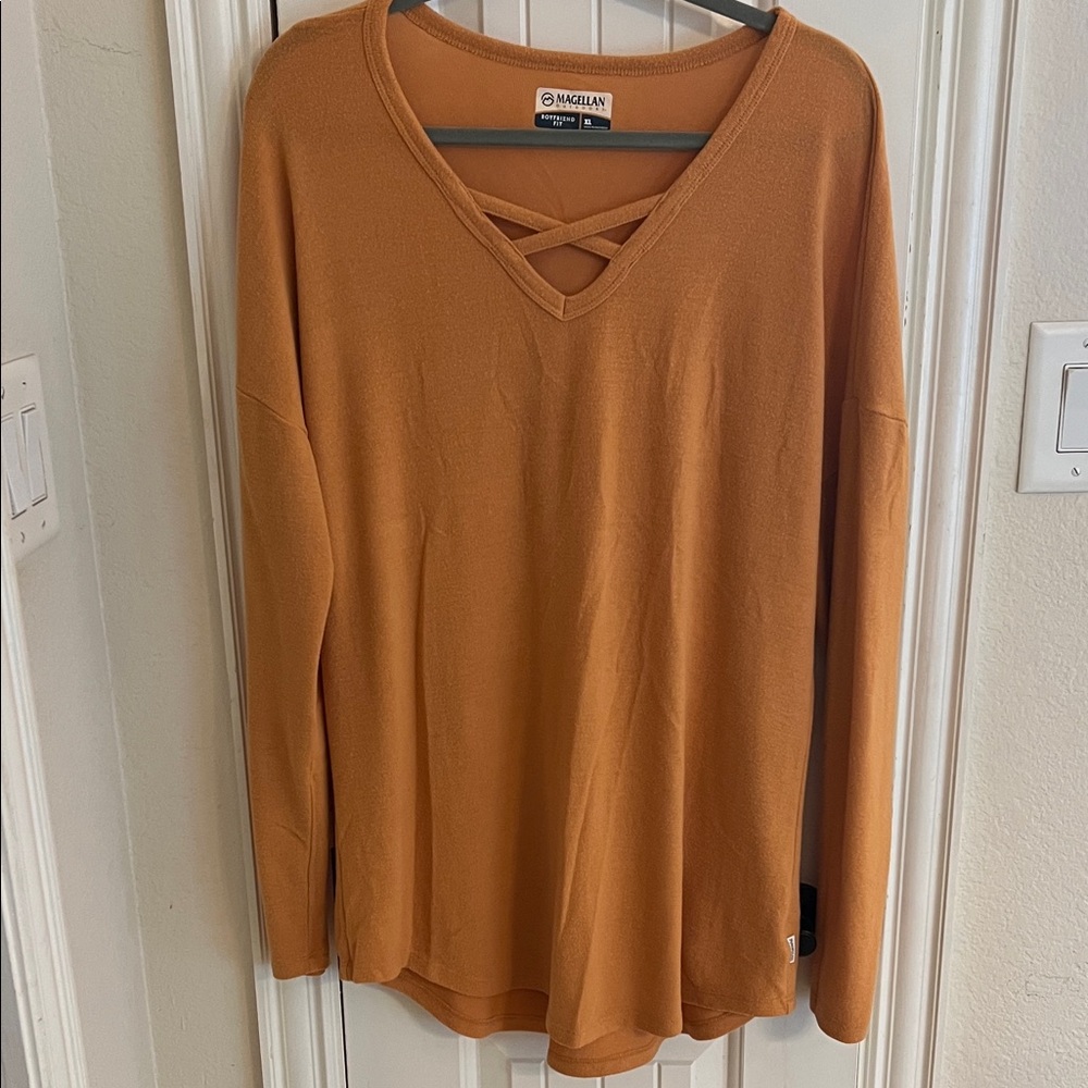 Magellan Outdoors Women's Orange Blouse